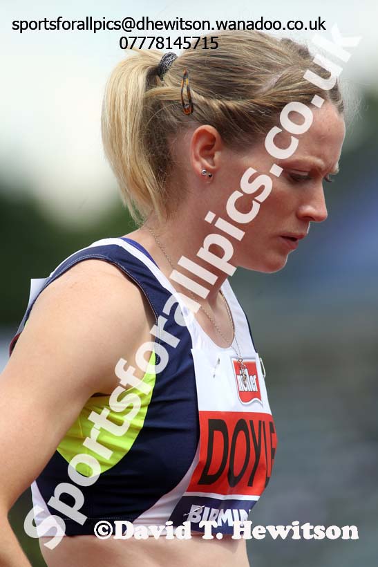 Womens 400 metres hurdles, British Championships, Birmingham. Photo: David T. Hewitson/Sports for All Pics